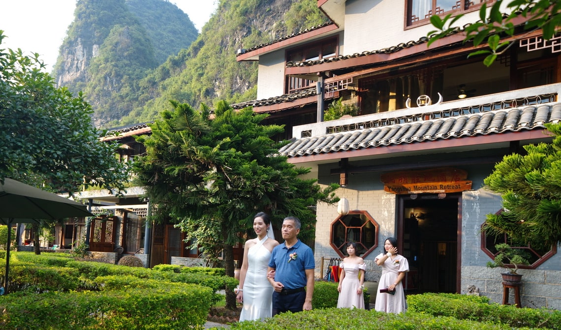 China wedding Yangshuo Mountain Retreat
